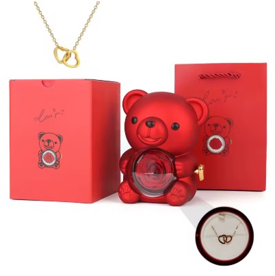 Rose Guardian Bear Box